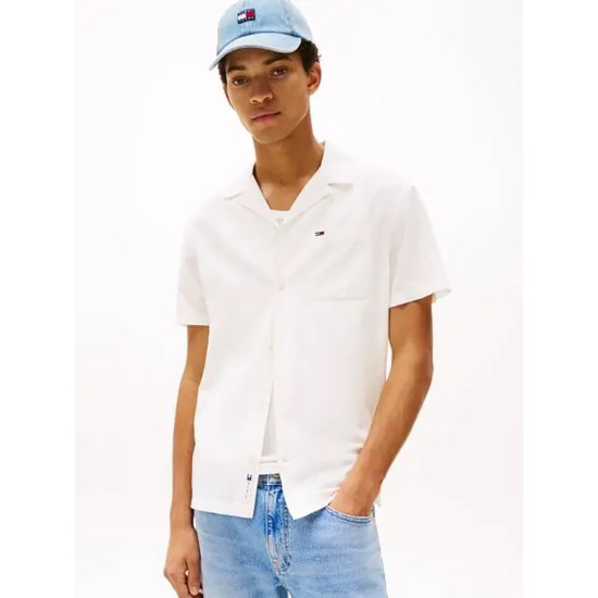 Tommy Hilfiger Ανδρικό πουκάμισο Linen Blend Camp Shirt